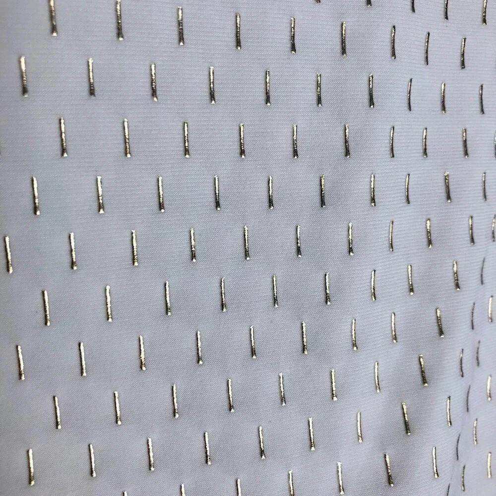 The Limited White Top with Metallic Gold Flecks, Size M, NWT - Picture 3 of 9